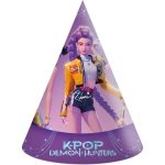 Καπελάκια Πάρτυ - K-Pop Demon Hunters 6 τεμ