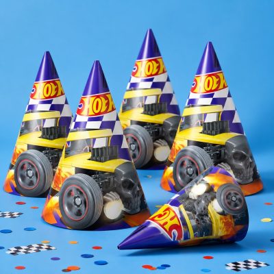 Καπελάκια πάρτυ – Hot Wheels 6 τεμ