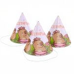 Καπελάκια Πάρτυ με Όνομα – Capybara (4 Τεμ)