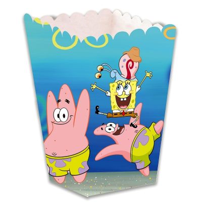Κουτάκια Popcorn – Μπομπ Σφουγγαράκης 12 τεμ
