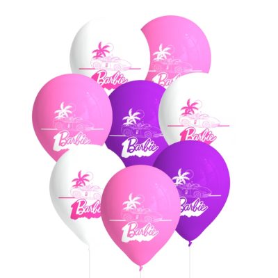 Λάτεξ Μπαλόνια – Barbie 8 Τεμ