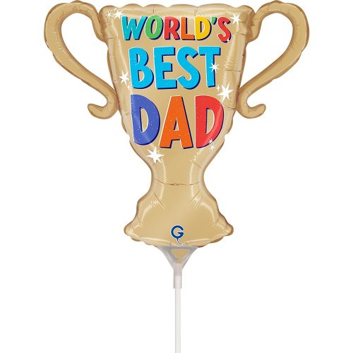 14 Mini Shape Μπαλόνι - Κύπελλο Best Dad
