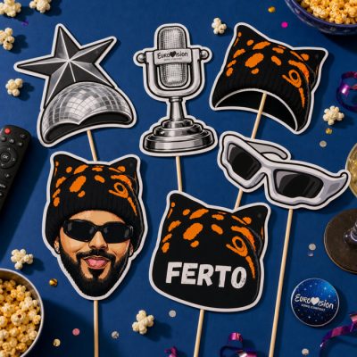 Photobooth Props - Eurovision Ακύλας (6 Τεμ)