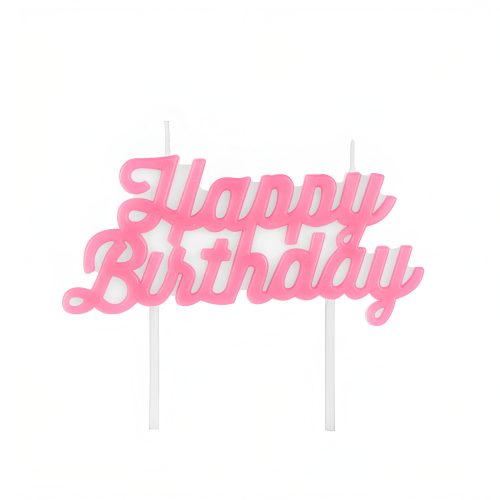 Ροζ Κεράκι - Happy Birthday
