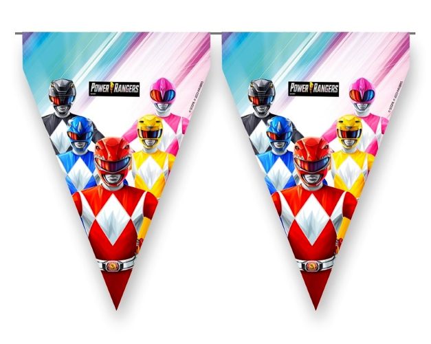 Σημαιάκια Party – Power Rangers 3m