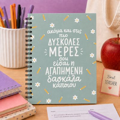 Προσωποποιημένο Τετράδιο – Αγαπημένη Δασκάλα