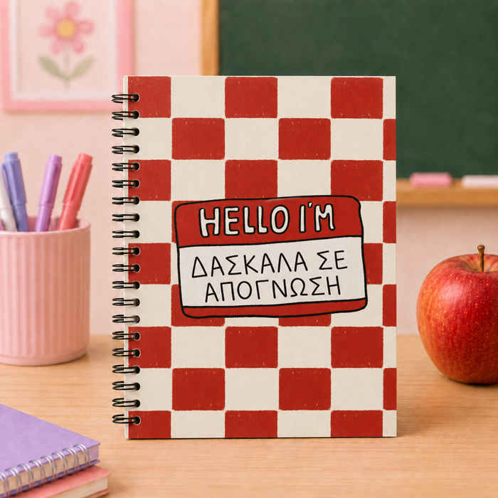 tetradio-daskalas-se-apognwsi Προσωποποιημένο Τετράδιο – Δασκάλα σε Απόγνωση
