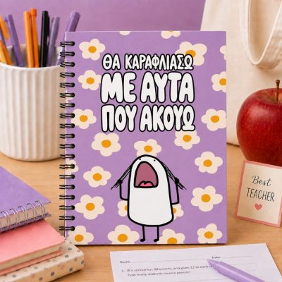 Προσωποποιημένο Τετράδιο – Θα Καραφλιάσω