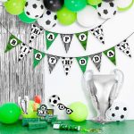 Σημαιάκια Τριγωνικά Happy Birthday - Ποδόσφαιρο 5m