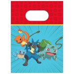 Πλαστικά Σακουλάκια για Δωράκια - Pokemon 6 τεμ