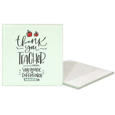 Γυάλινο Σουβέρ για Δασκάλα – Thank you Teacher