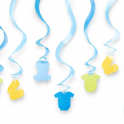 Διακοσμητικά οροφής Baby Shower Boy 15 τεμ