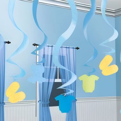 Διακοσμητικά οροφής Baby Shower Boy 15 τεμ