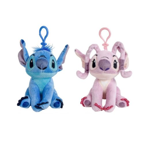 Λούτρινο Μπρελόκ Stitch/Angel 12.5cm