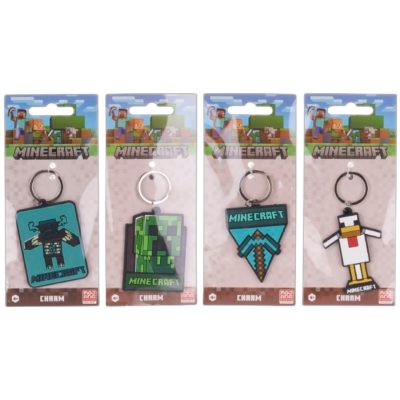 Μπρελόκ Minecraft 4 σχέδια