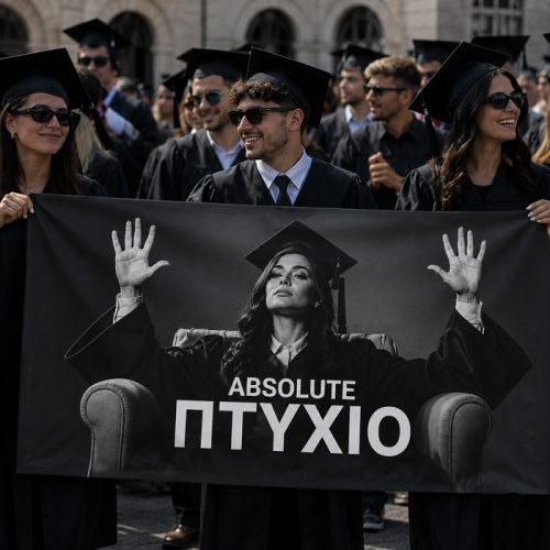 Πανό Αποφοίτησης με Φωτογραφία - Absolute Πτυχίο