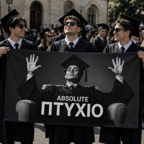 Πανό Αποφοίτησης - Absolute Πτυχίο