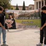 Πανό Αποφοίτησης με Φωτογραφία και Κείμενο