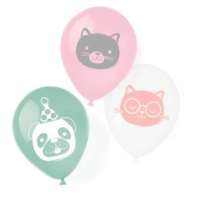 Σετ Λάτεξ μπαλόνια Hello Pets 6 τεμ