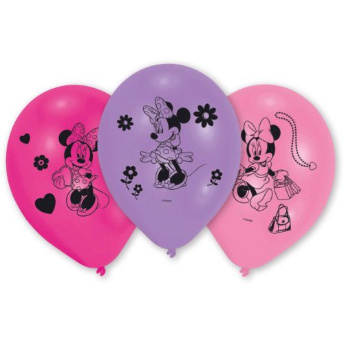 Σετ Λάτεξ Μπαλόνια – Minnie Mouse 10 τεμ