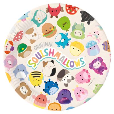 Χάρτινα Πιάτα Φαγητού - Squishmallows 8 τεμ