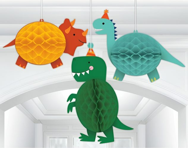 Διακοσμητικά Οροφής Δεινοσαυράκια Dino-Mite 3 τεμ