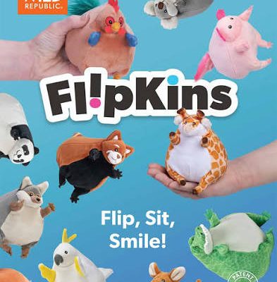 Flipkins/Pocketins Λούτρινο Ζωάκι