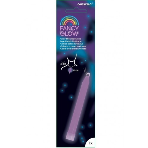 Glow Stick Μοβ - Κολιέ που Φωσφορίζει
