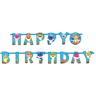 Μπάνερ Baby Shark Happy Birthday 1.80 cm