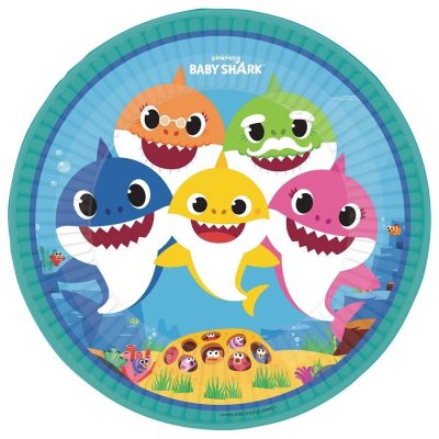Πιάτα πάρτυ Baby Shark 8 τεμ