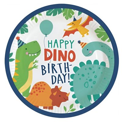 Πιάτα πάρτυ Dino-Mite 8 τεμ