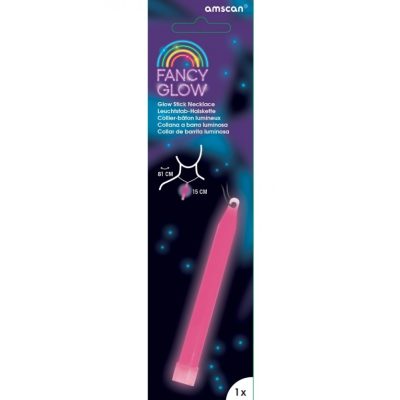 Ροζ Glow Stick Κολιέ που φωσφορίζει